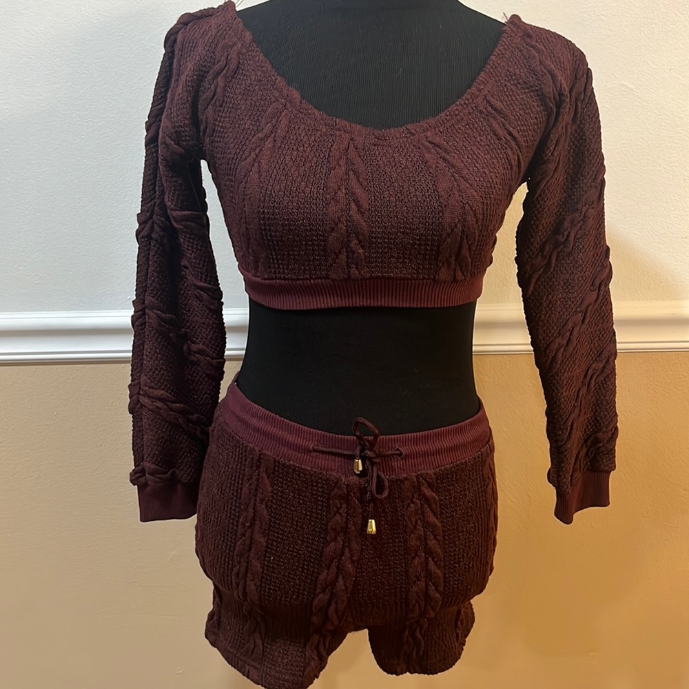 Fashion Nova, Small , Burgundy